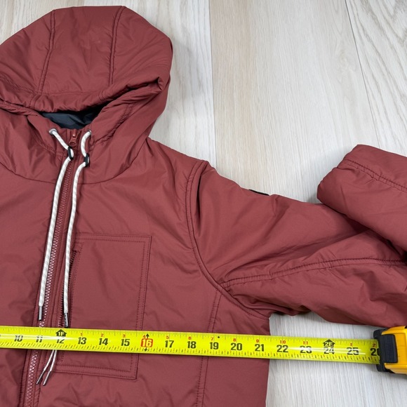 Vuori Womens Red Clay Tahoe Full-Zip Long Sleeve Insulated Hooded Jacket Size XS - Picture 10 of 12